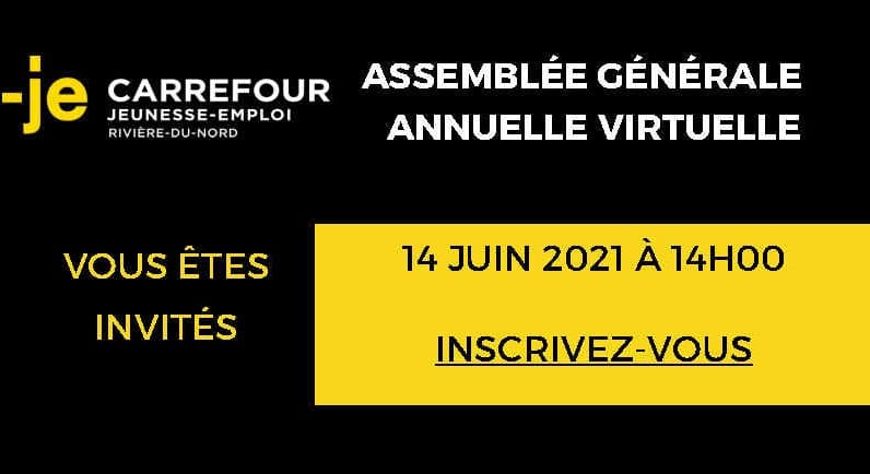 Invitation assemblée générale annuelle 2021 du CJREN